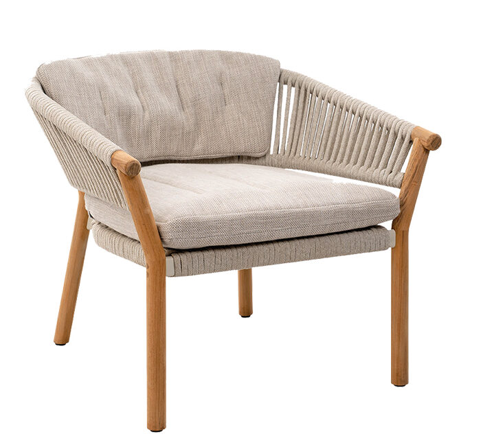 marcella club chair flat rope- home Marcella club chair - flat rope